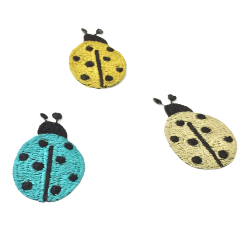 Embroidery Lady Bug - 49 шт./лот, креативная нашивка для вышивки,
