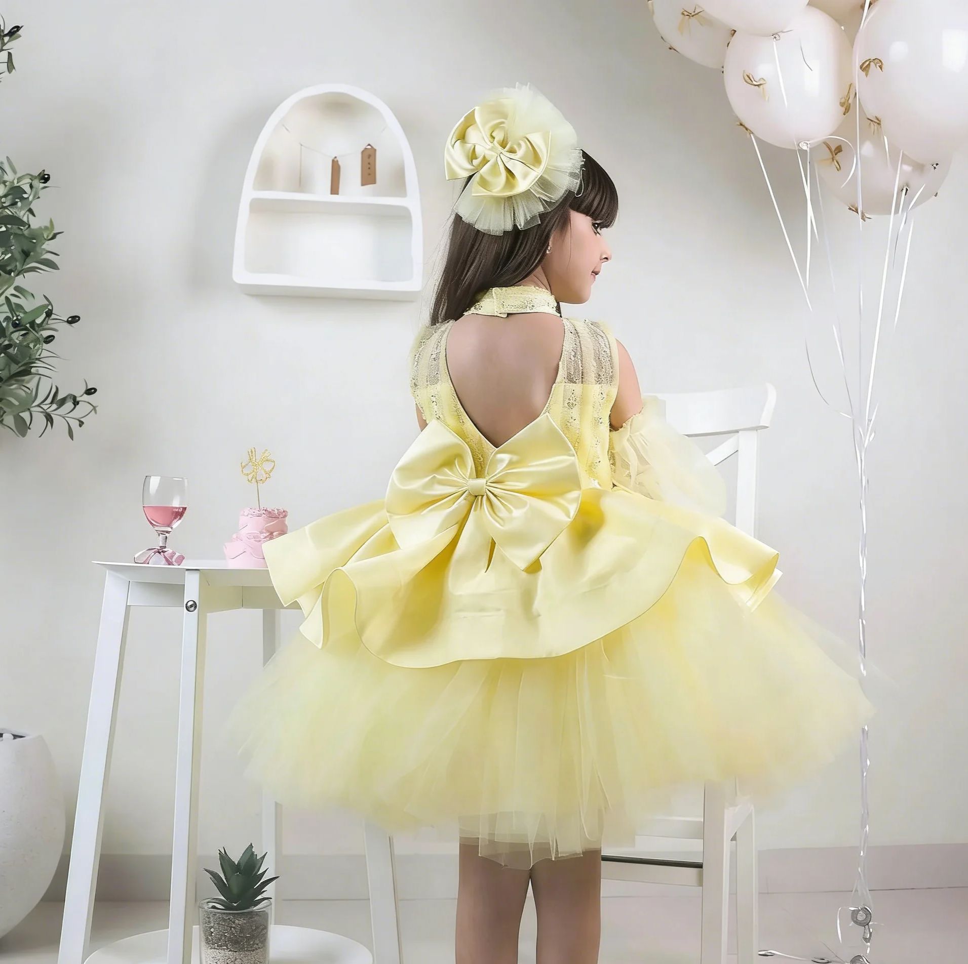 Желтые платья для девочек-цвет – обзор и цена Embroidery Yellow Dress