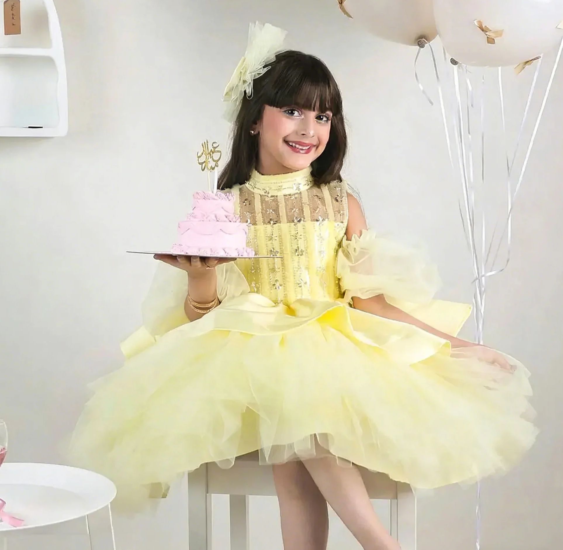 Желтые платья для девочек-цвет – обзор и цена Embroidery Yellow Dress